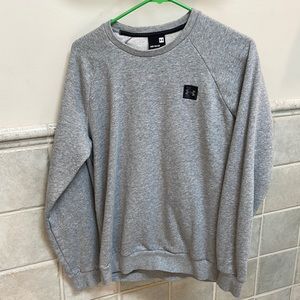 Plain gray crewneck